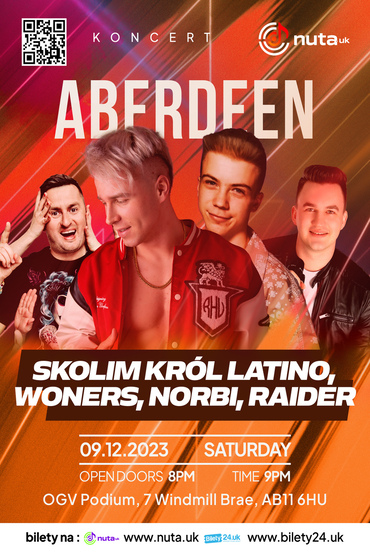 9 grudnia - Skolim, Norbi i Raider - Aberdeen