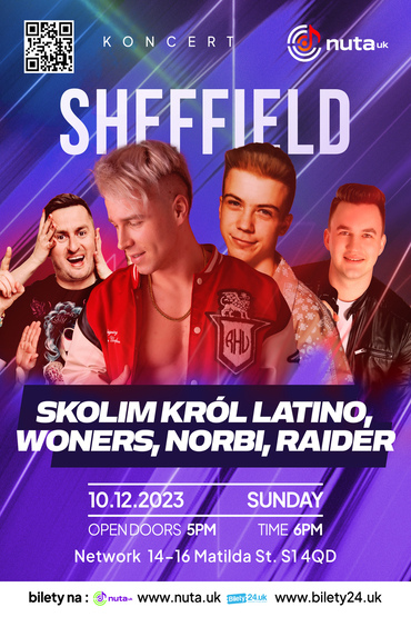 10 grudnia - Skolim, Norbi i Raider - Sheffield